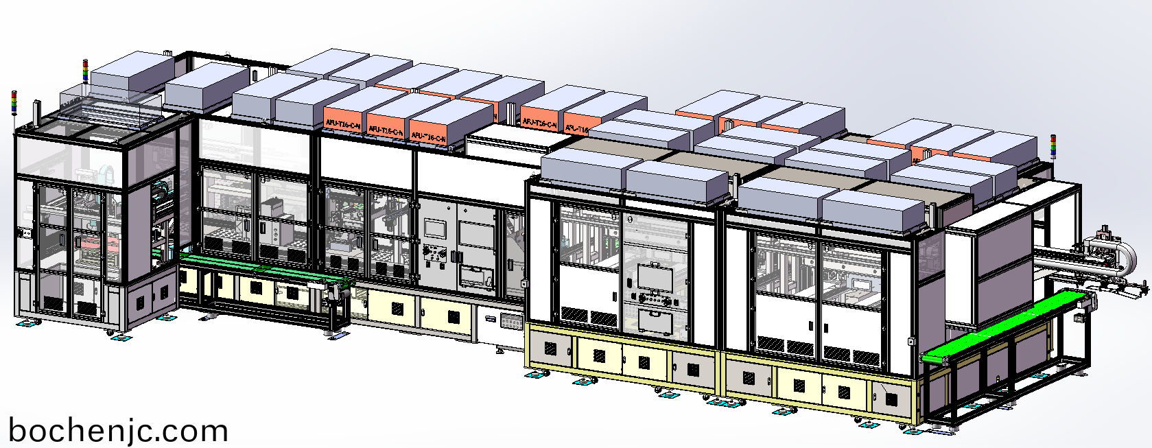 车载双屏全自动贴合整线